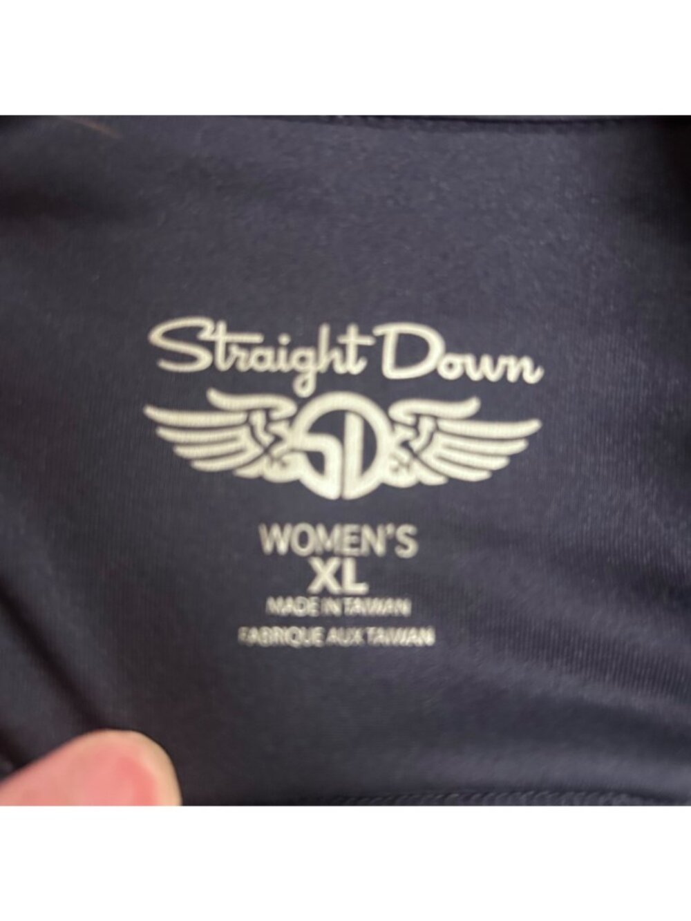Straight Down Womens XL Cherry& Martini Print Golf Pullover Performance Top EUC - Picture 8 of 12